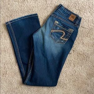 Buckle Boot Cut Jeans